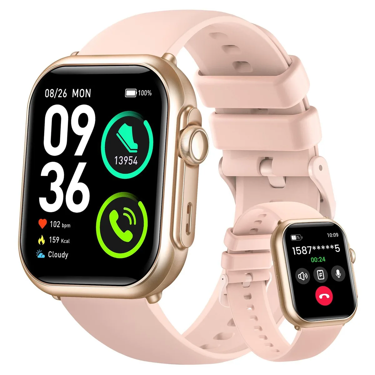  HTC G62 Smart Watch 1.04" 30 Day Battery 120 Sports 5ATM — product photo