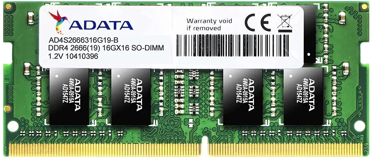 ADATA ADATA Premier 8GB DDR4 2666 CL19 1.2V SODIMM laptop RAM — product photo