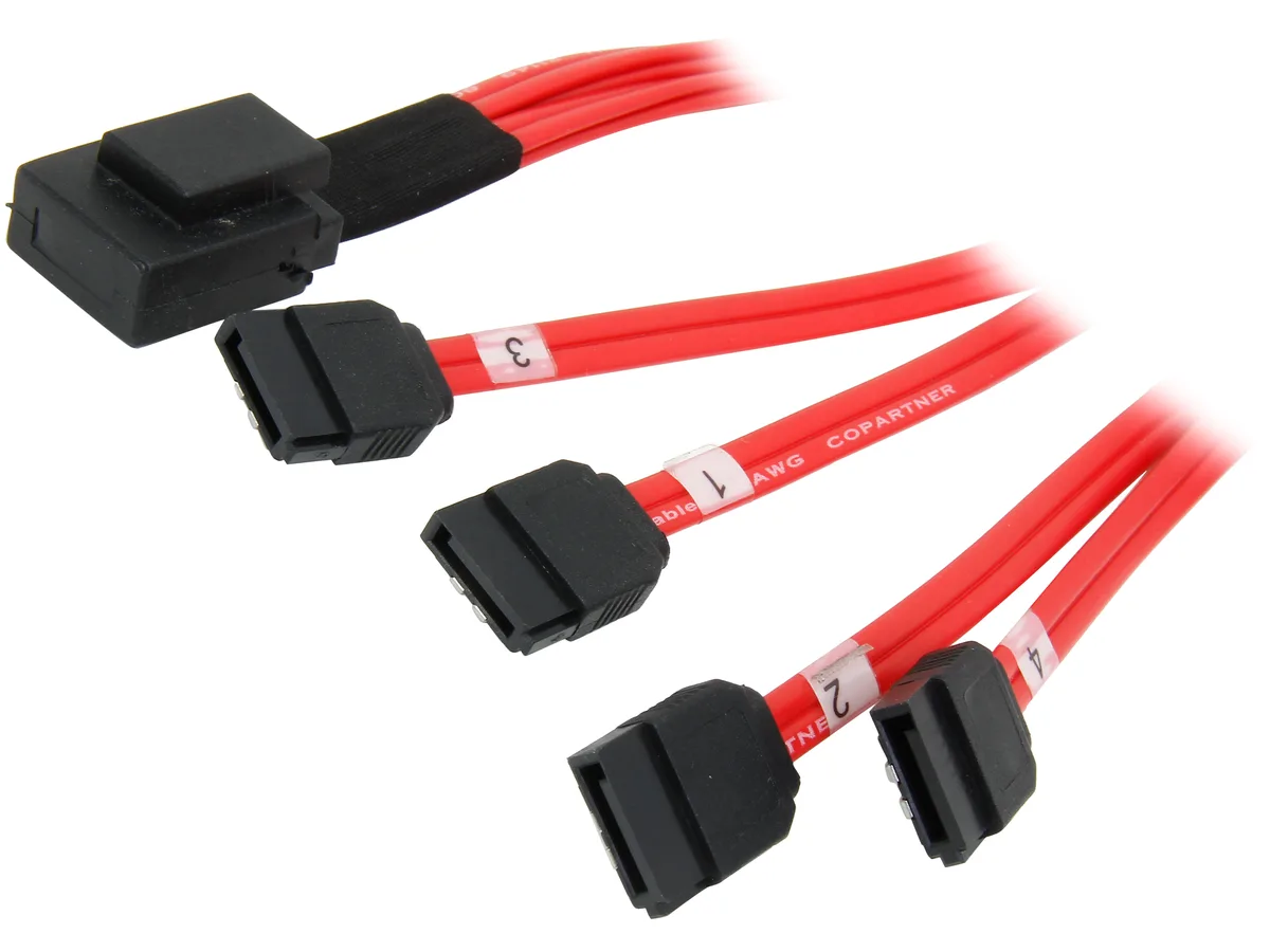 STARTECH STARTECH SAS8087S4R50 19.7" SFF-8087 to 4x SATA sas cable — product photo