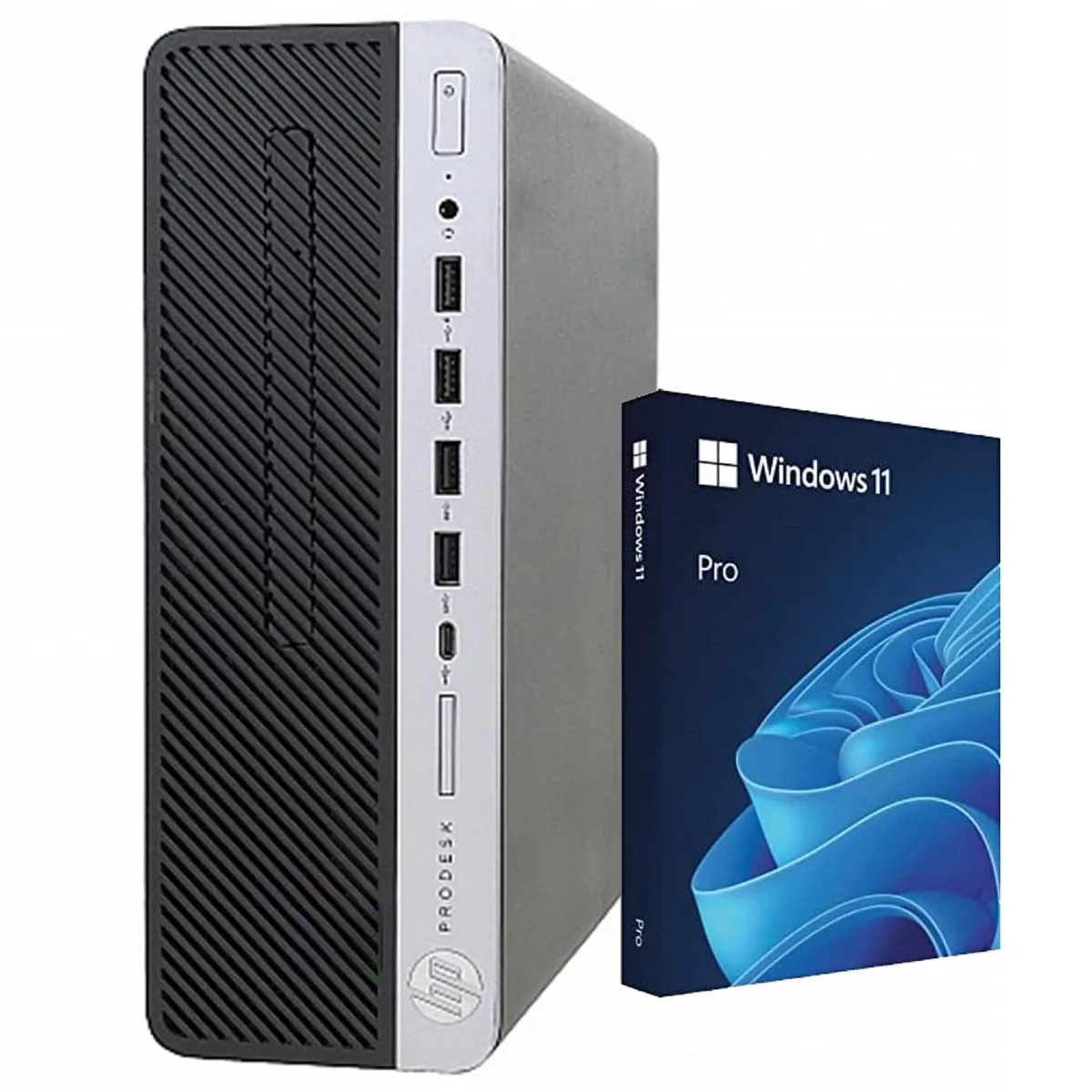 HP HP ProDesk 600 G4 SFF i5-8500 16GB 2TB SSD Windows 11 Pro desktop PC — product photo
