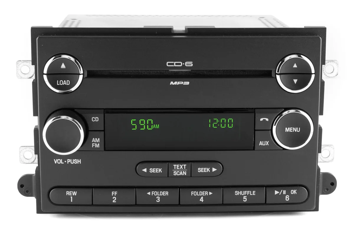 1 Factory Radio 1 Factory Radio 8E5T-18C815-BG AM FM MP3 6 CD receiver — product photo