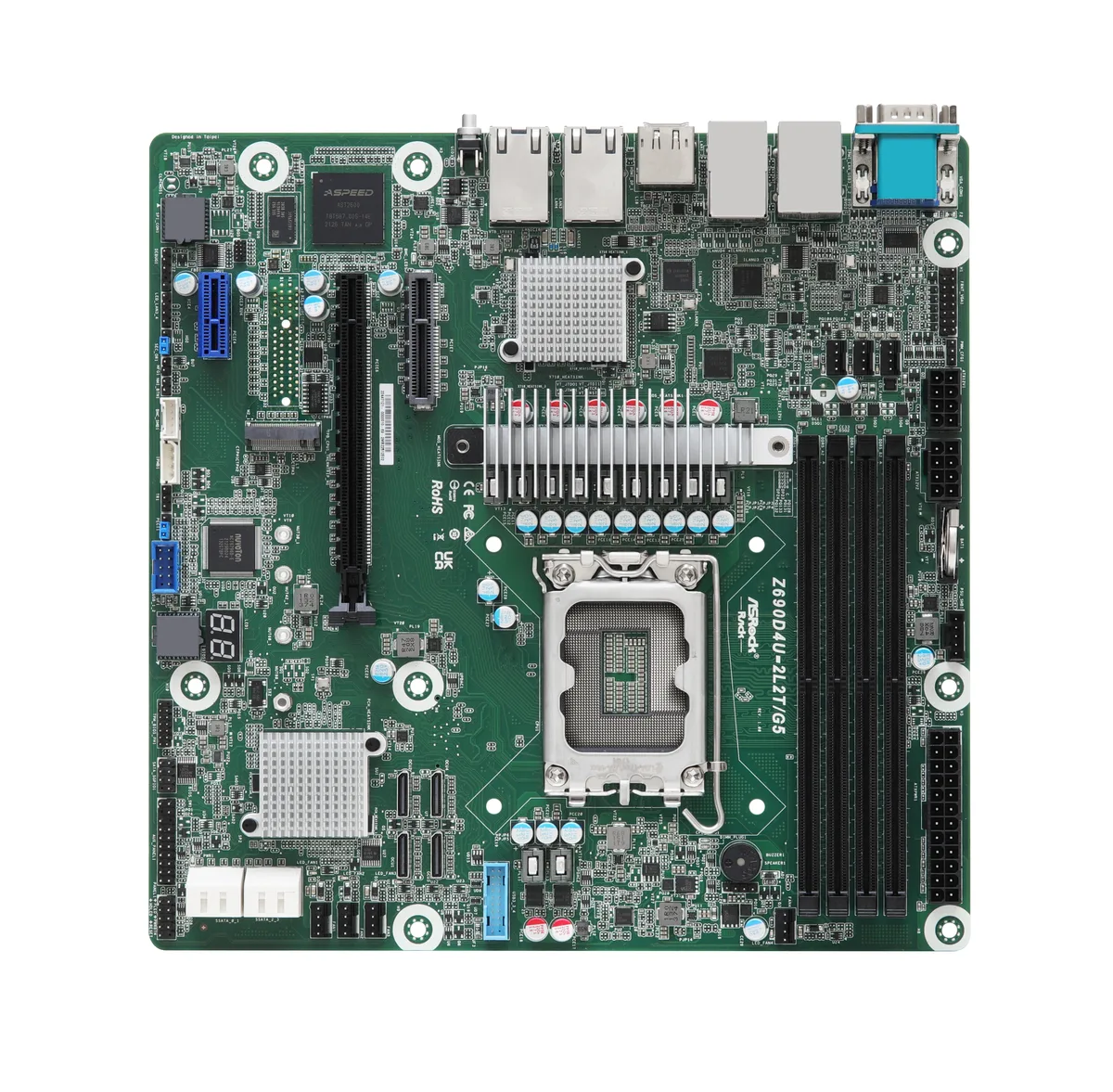 ASRock Rack ASRock Rack Z690D4U-2L2T/G5 server motherboard LGA 1700 DDR5 dual 10GbE — product photo