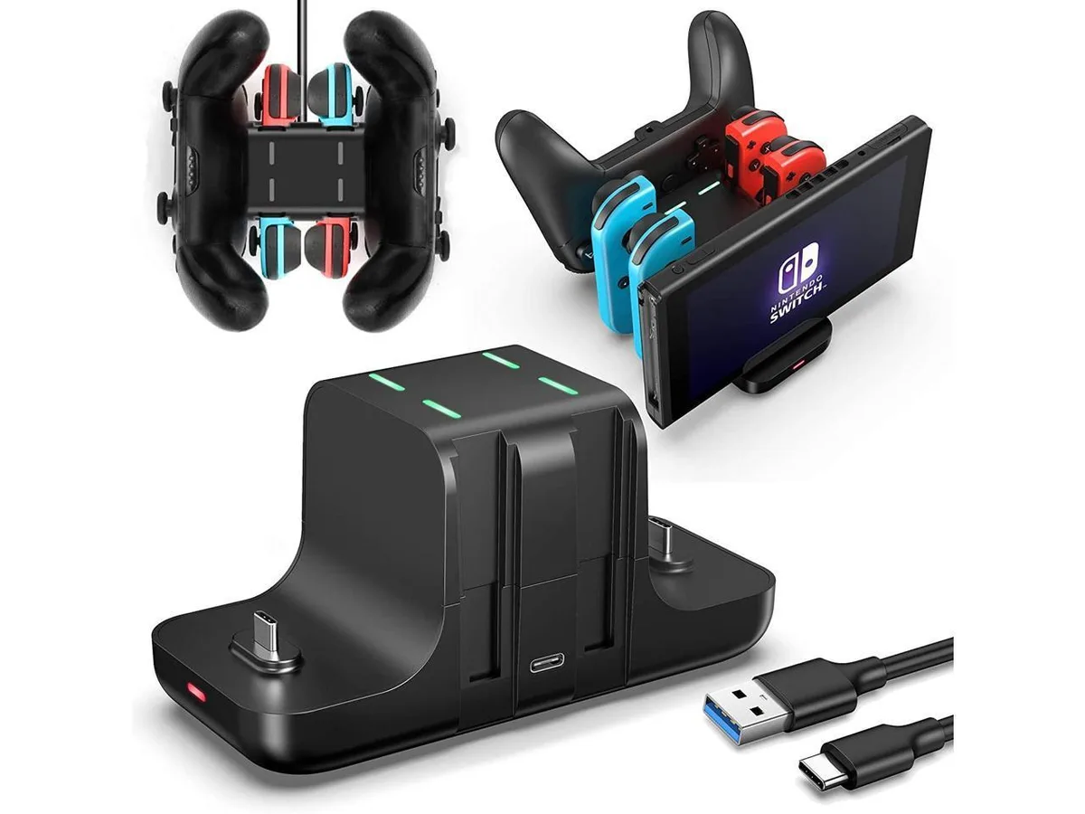BONAEVER BONAEVER 6-in-1 Controller Charger Dock Station — product photo
