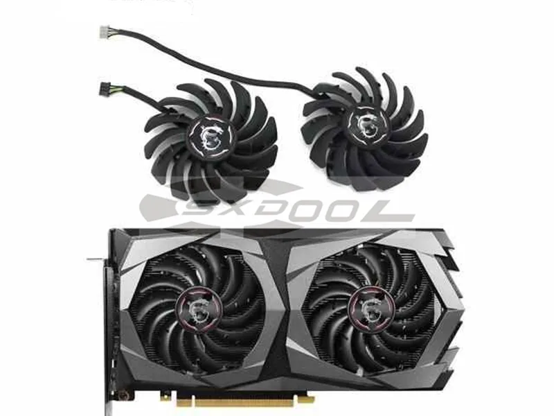 SXDOOL SXDOOL PLD09210S12HH 87mm DC12V 0.40A 4-Pin Fan for RTX 2060 Super Gaming X — product photo