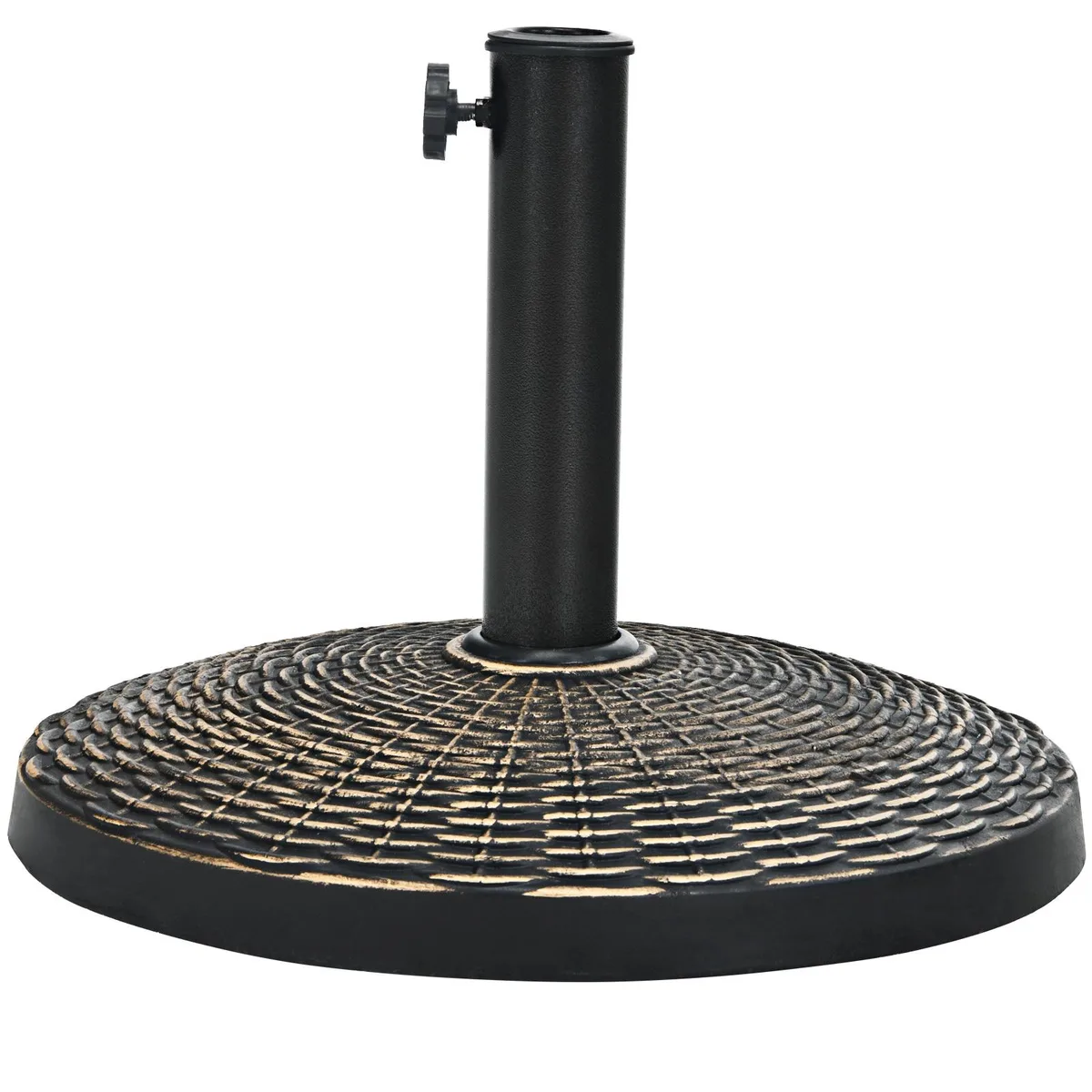 SlickBlue SlickBlue 22 lbs Patio Resin Umbrella Base Bronze — product photo