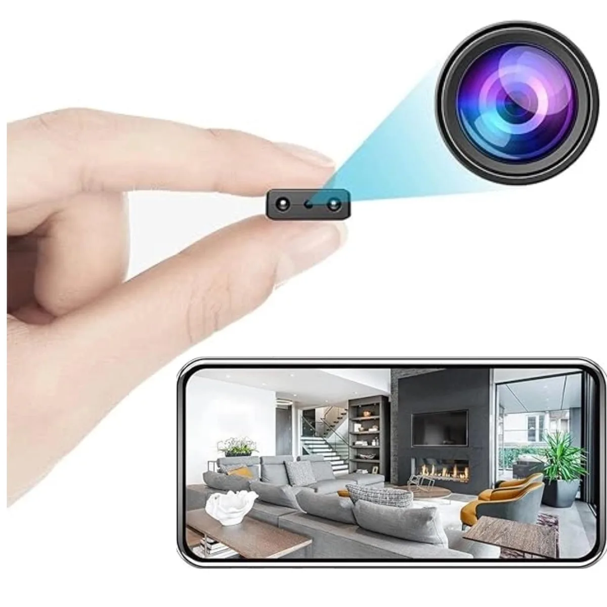NShi NShi PURJKPU2568 1080P WiFi Security Camera Night Vision 26ft — product photo