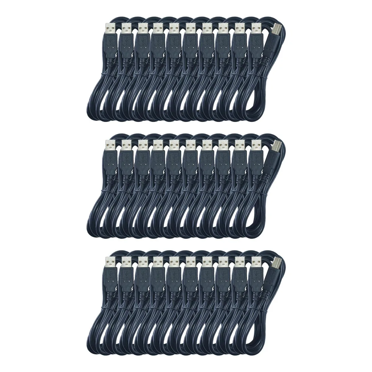 LetLinkSo LetLinkSo USB 2.0 A to B Printer Cable 30-Pack 5ft 1.5m Black — product photo