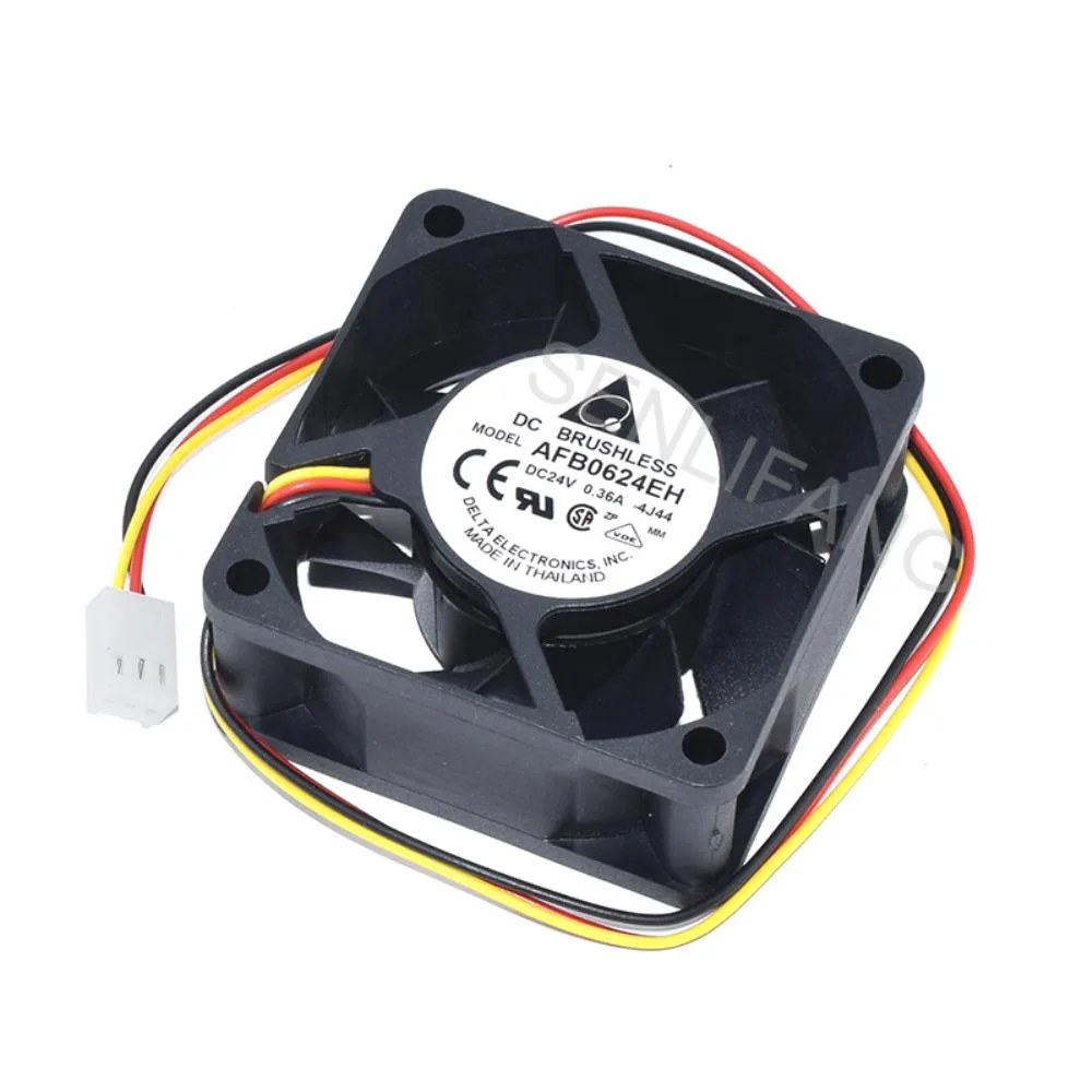 Revitol Revitol AFB0624EH DC24V 0.36A 60x60x25mm Three Wires Server Square Cooling Fan — product photo