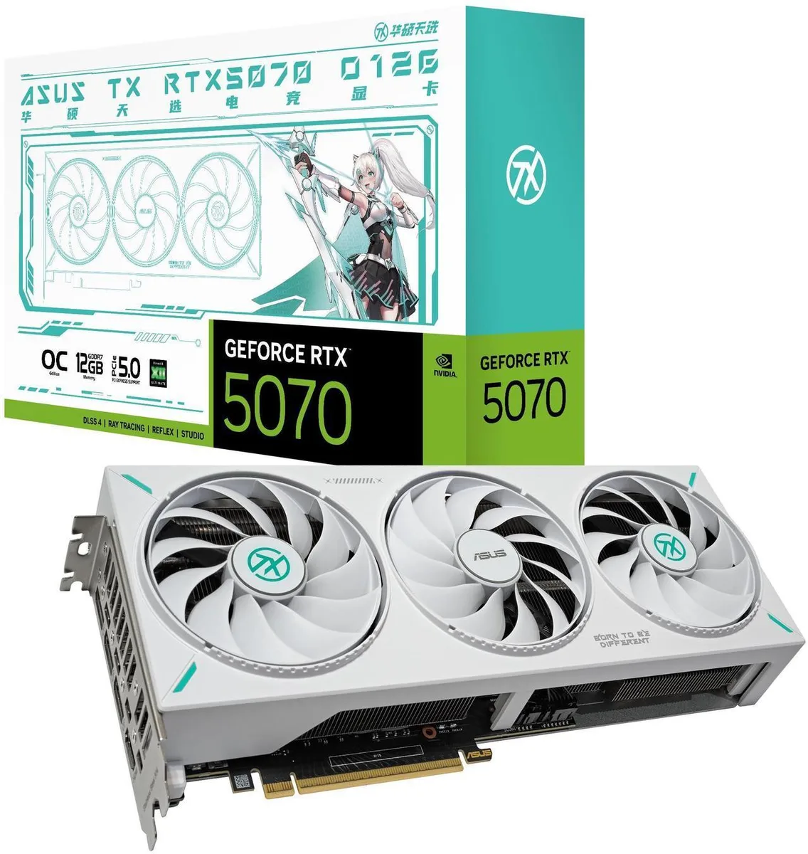 ASUS ASUS TX Gaming GeForce RTX 5070 OC 12GB DDR7 graphics card — product photo