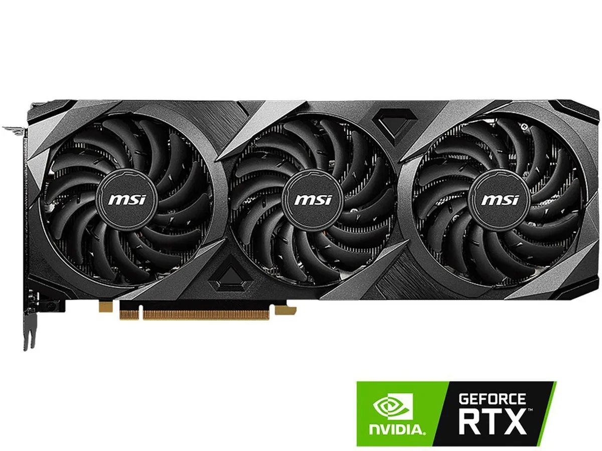MSI MSI GeForce RTX 3070 Ti VENTUS 3X 8G OC 1800 MHz graphics card — product photo