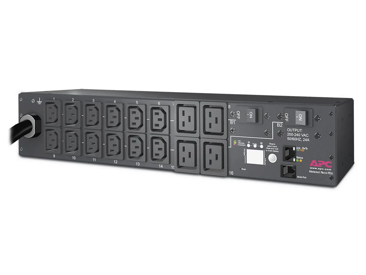 APC APC AP7811B Metered PDU 2U 30A 208V 12xC13 4xC19 — product photo