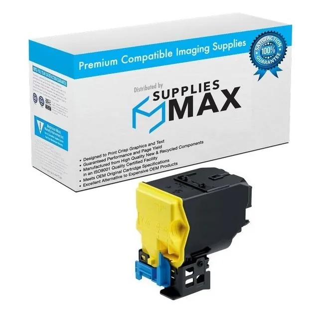 SuppliesMax SuppliesMax Yellow Toner Cartridge 6000 Pages TNP27Y A0X5233 — product photo