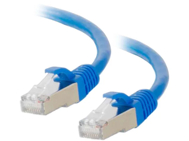 Cables To Go Cables To Go 00798 Cat6 shielded network ethernet cable blue 8 ft 2.43 m — product photo