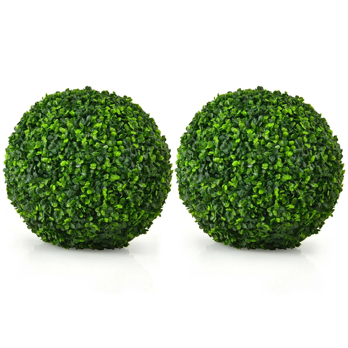 SlickBlue SlickBlue 2-Piece 15.7" Artificial Boxwood Topiary Ball Set — product photo