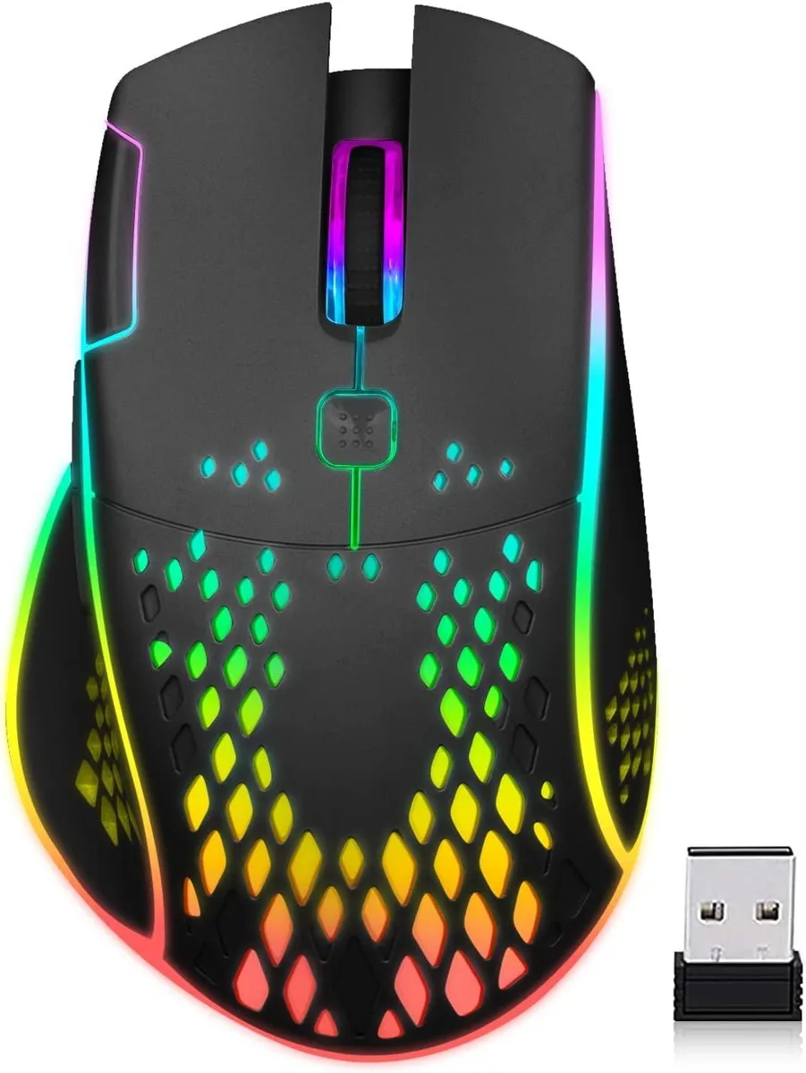 BFKK BFKK C30 Wireless Gaming Mouse Black Silent Click 500mAh 1200/3600/4800 DPI — product photo