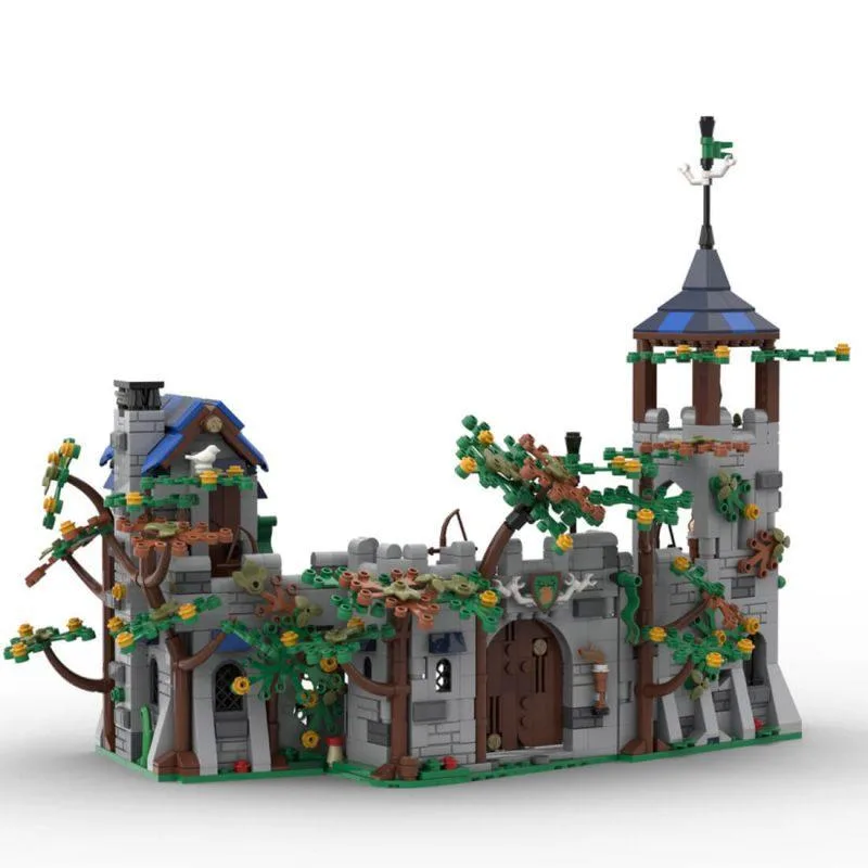 ZITIANYOUBUILD ZITIANYOUBUILD MOC-185913 Medieval Forestmen Castle 1190PCS Educational Building Blocks — product photo