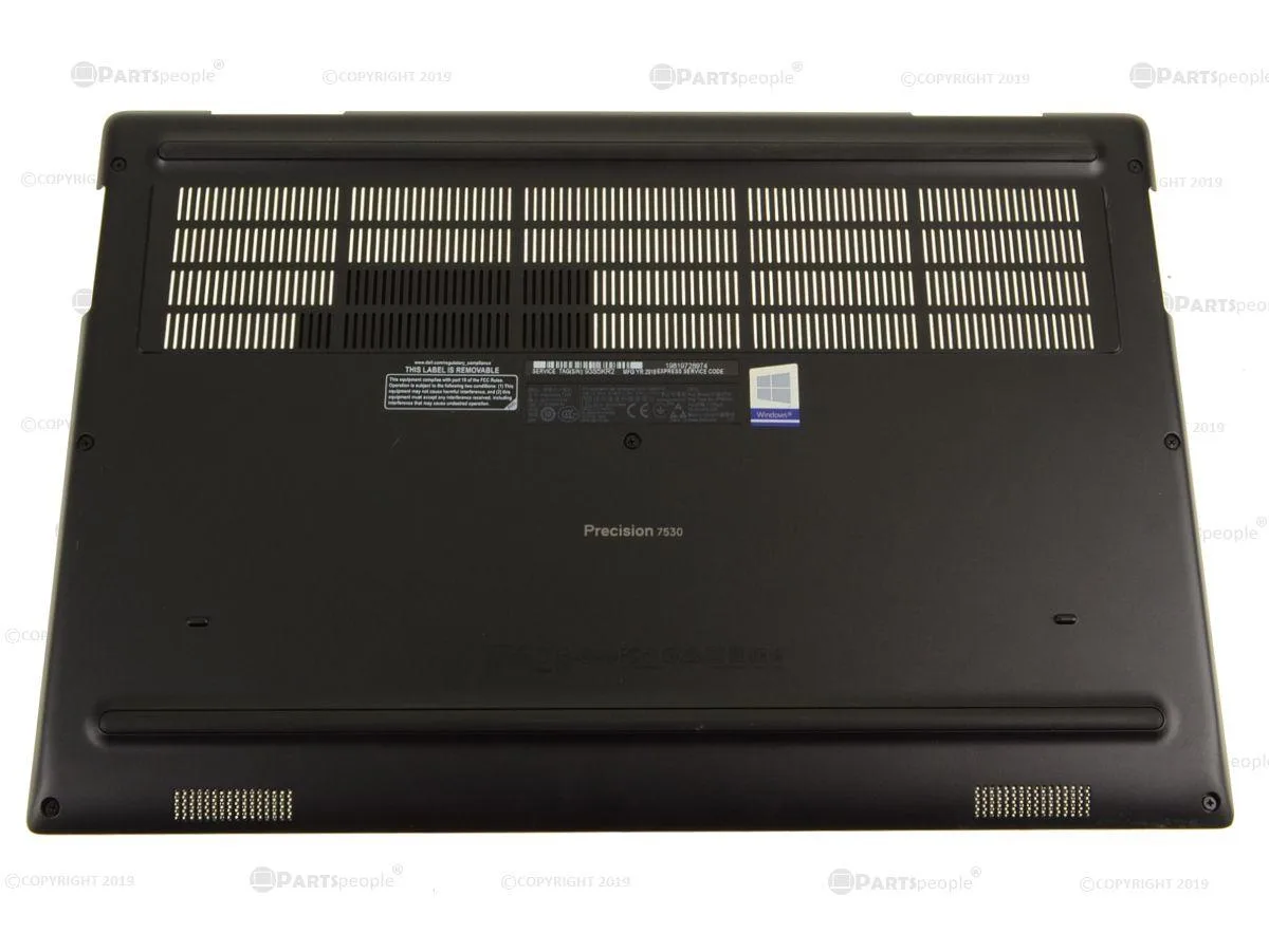 DELL Dell Precision 7530 Bottom Base Cover Assembly D5HF0 accessory — product photo