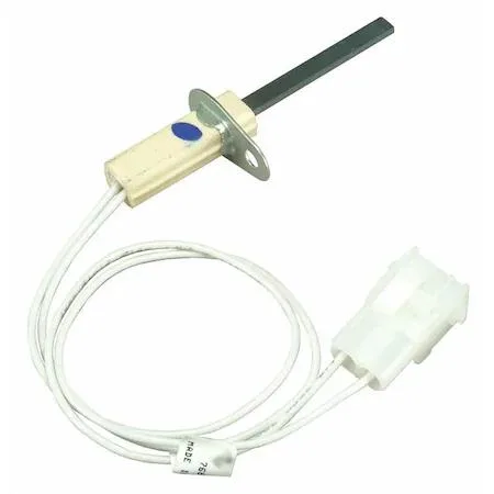 White Rodgers 768A-844 hot surface igniter, silicon carbide element, 12 inch leads, plug connector, 2 inch width