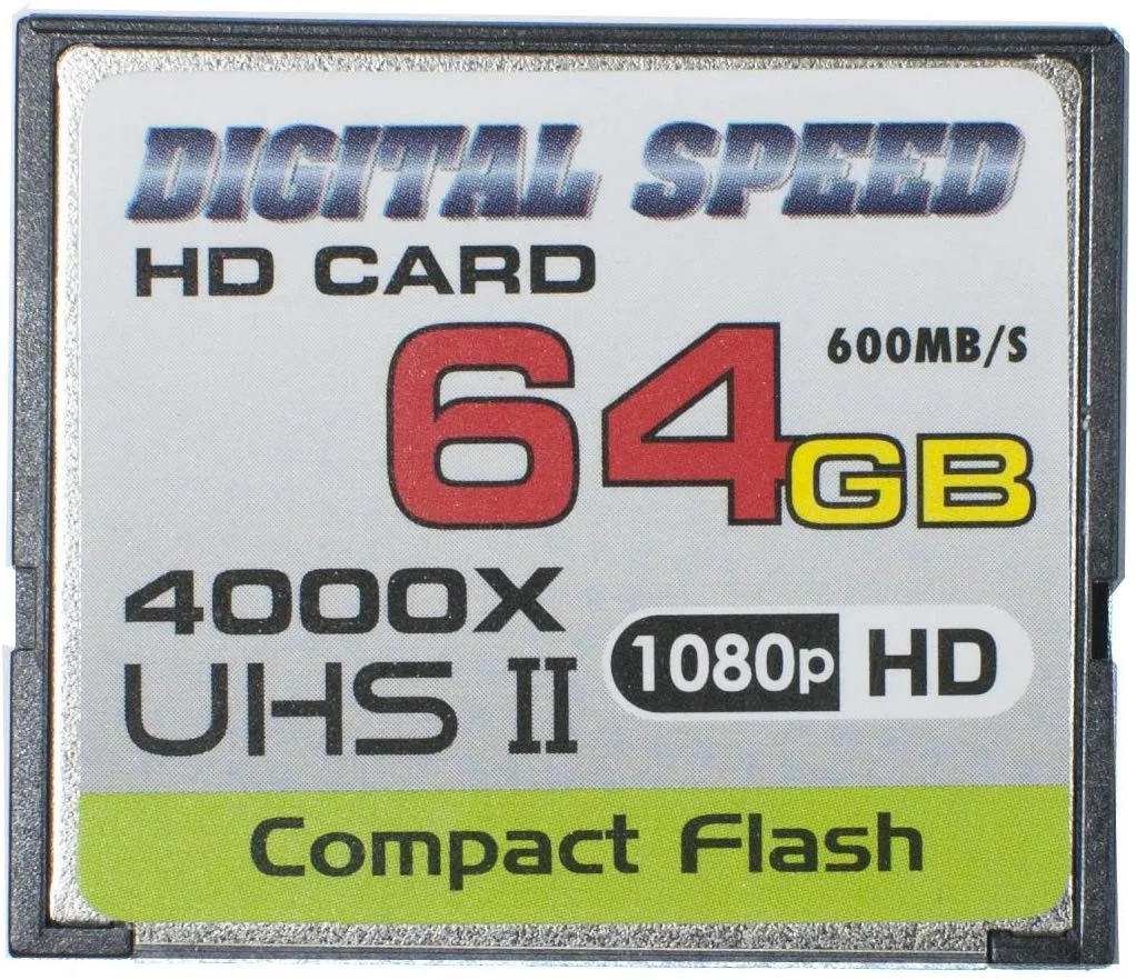 Digital Speed Digital Speed 4000X 64GB 600MB/s CF memory card — product photo