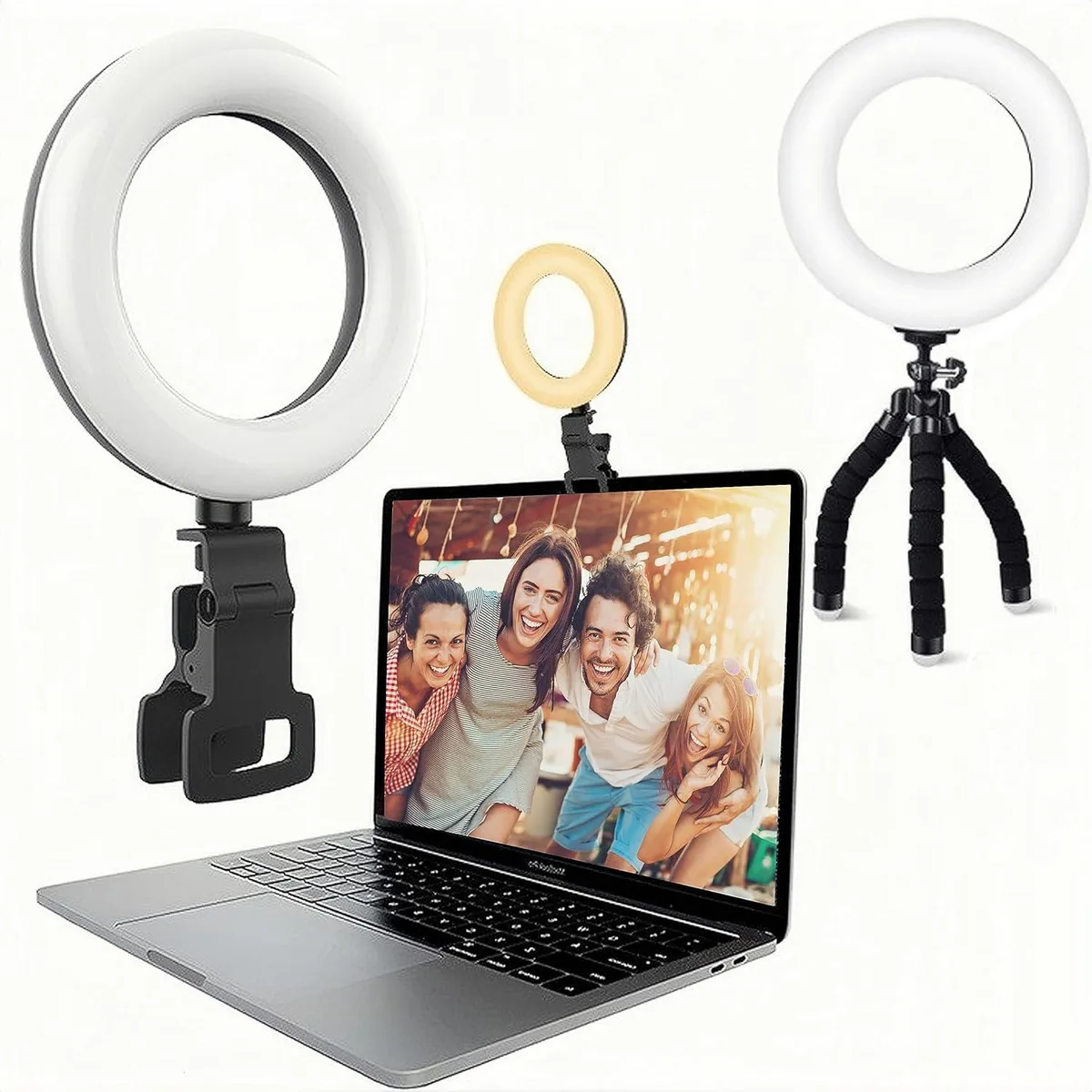 RUOCLRIS RUOCLRIS 6.3" Ring Light with Clip &amp; Tripod — product photo
