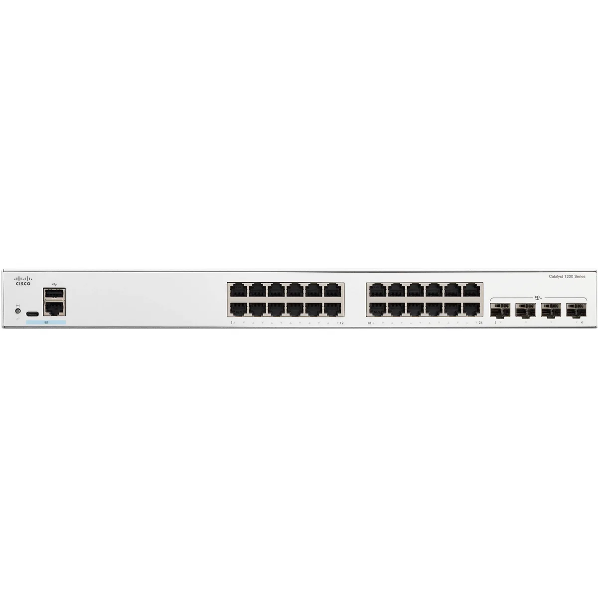 Cisco Systems, Inc. Cisco Systems, Inc. C1200-24T-4X 24-port 4×SFP+ network switch — product photo