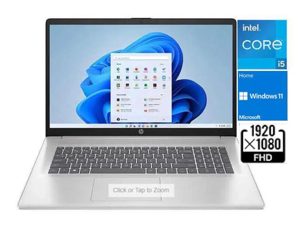 HP HP 17-cn3053cl laptop i5-1335U 17.3" FHD 16GB 512GB Silver — product photo