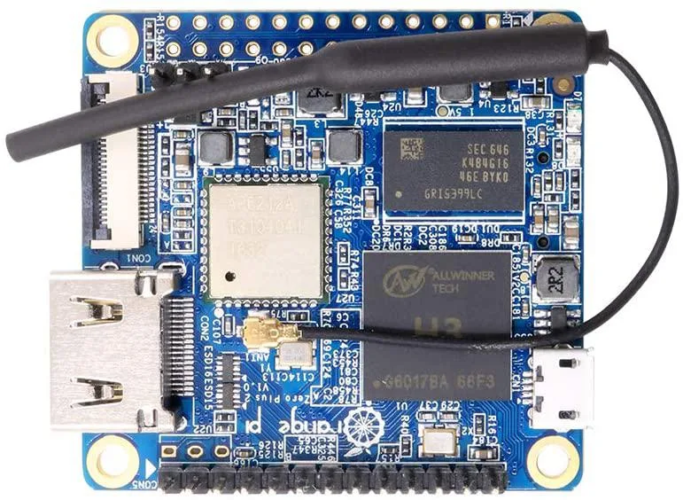 NuoTo NuoTo Orange Pi Zero Plus2 H3 512MB DDR3 8GB eMMC barebone mini PC — product photo