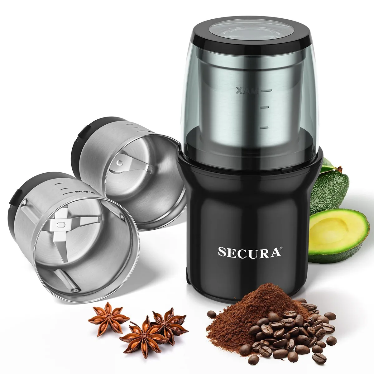  Breville SP-7412 Coffee Grinder 70g 304 Stainless Steel — product photo