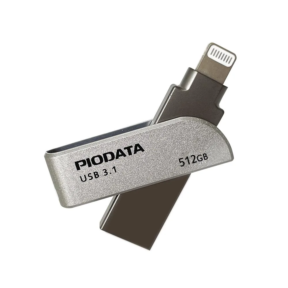 PIODATA PIODATA iXflash 512GB USB 3.1 Lightning flash drive — product photo
