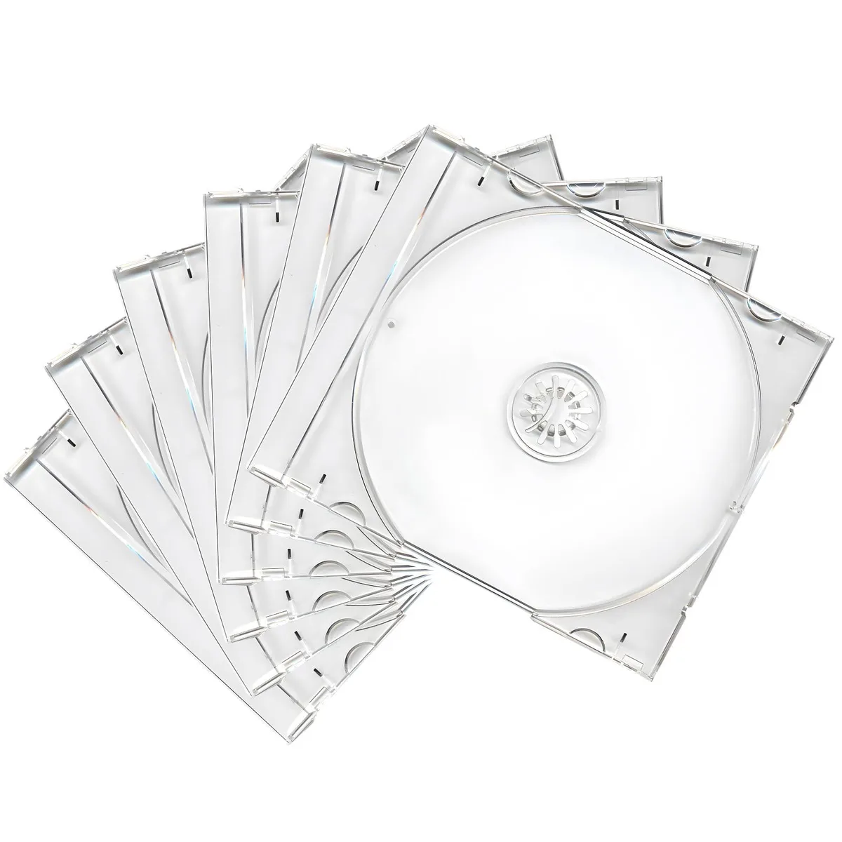  Fkewp Standard Single Clear CD Jewel Case 10 mm 6 PCS — product photo