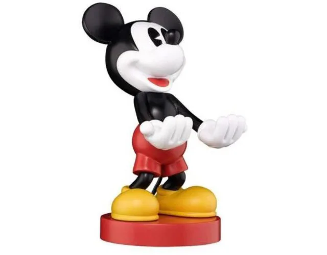 Mickey Mouse Cable Guy figure holding a USB charging cable