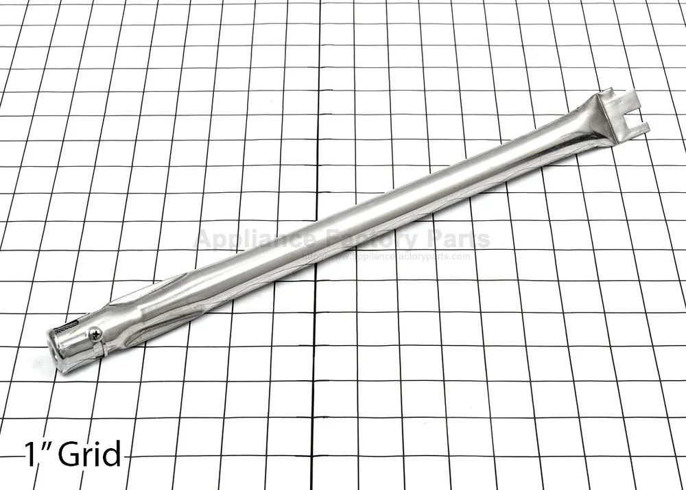 weber weber 30500094 stainless steel burner tube 17 inch diameter 1 inch appliance part — product photo