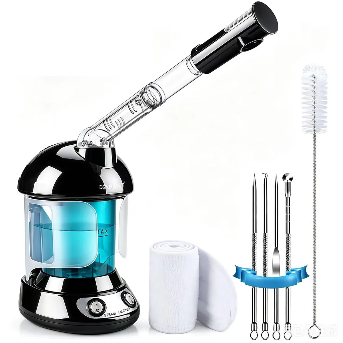  Denfany Nano Ionic Face Steamer 300ml Ozone 360° Arm 350W — product photo