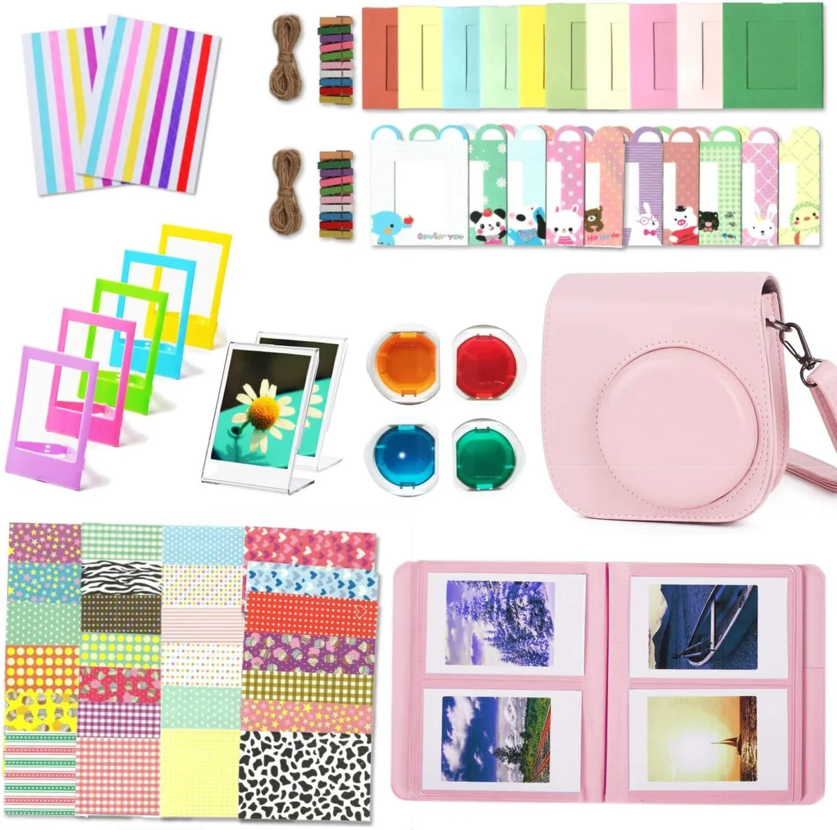 Werleo Werleo Instant Camera Accessories Kit Pink Stripe — product photo