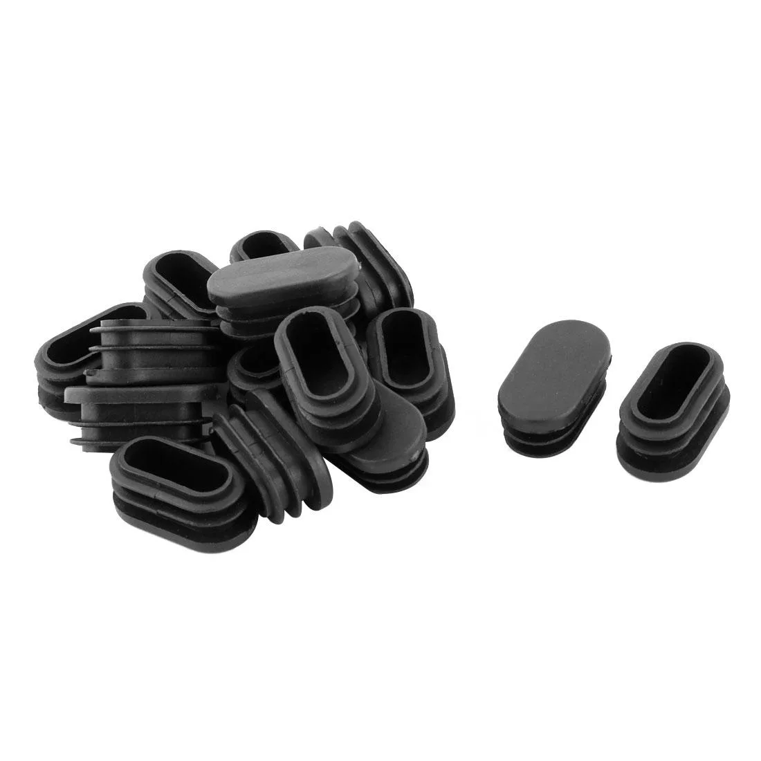 Unique-Bargains Unique-Bargains Chair Leg Foot Covers Black 39 x 19mm 15 Pcs — product photo