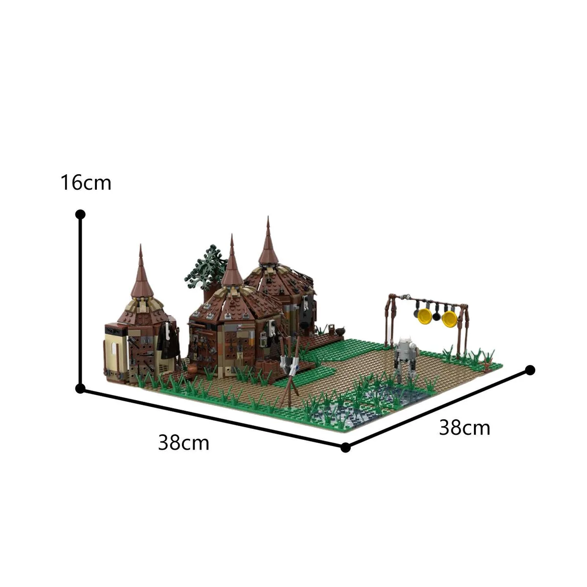 ZITIANYOUBUILD ZITIANYOUBUILD C6609 Village Breathable Forested Swamp Planet 1208 Parts — product photo
