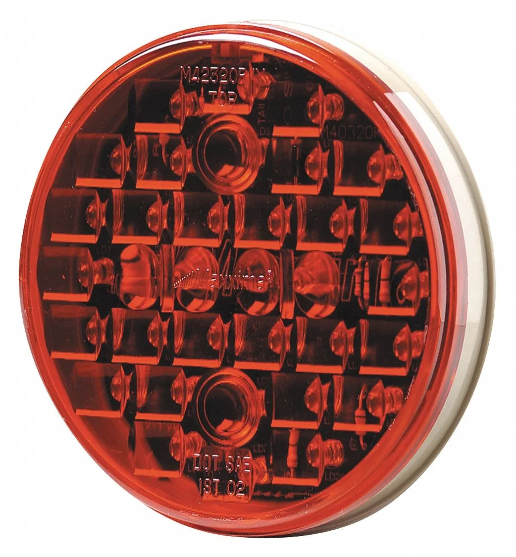 Maxxima Maxxima M42320R Stop/Tail/Turn Light Red 2" Round traffic safety equipment — product photo