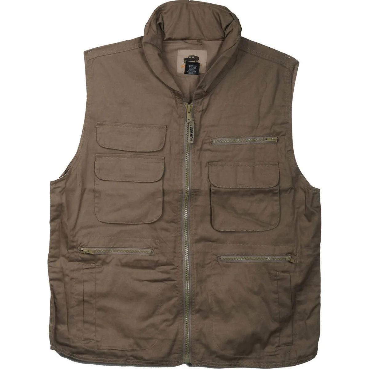 CampCo CampCo Humvee 100% Cotton Ranger Vest Khaki X-Large camera accessory — product photo