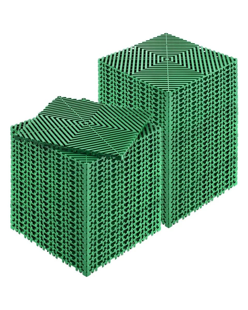 VEVOR VEVOR Interlocking Drainage Mat 50 Pcs 12 x 12 in Green — product photo
