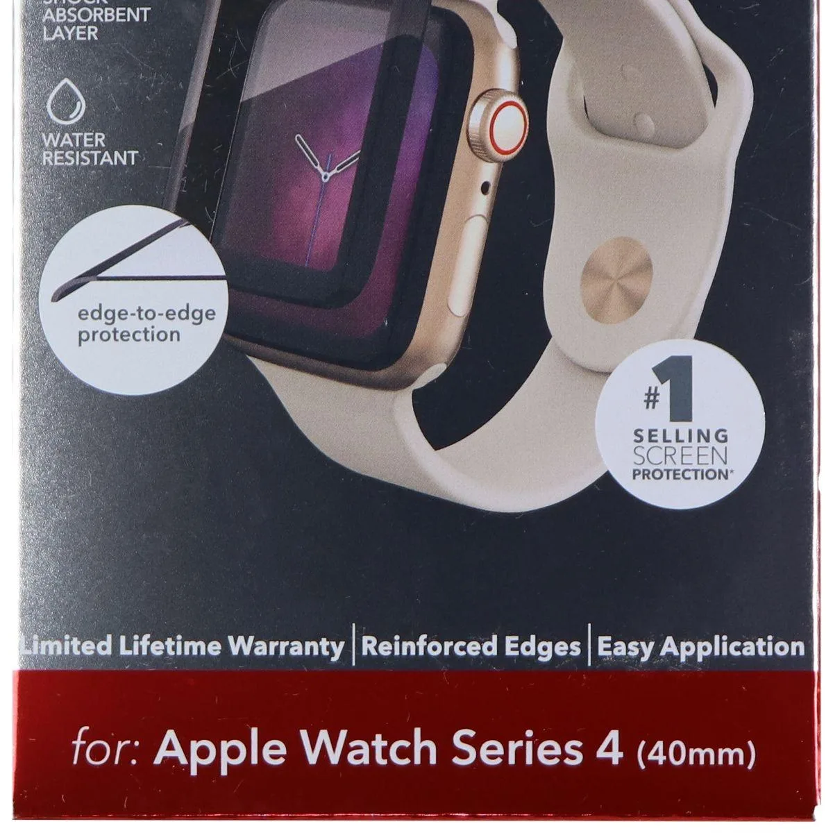 ZAGG ZAGG Glass Curve Elite Screen Protector Apple Watch Series 4 40mm Clear — product photo