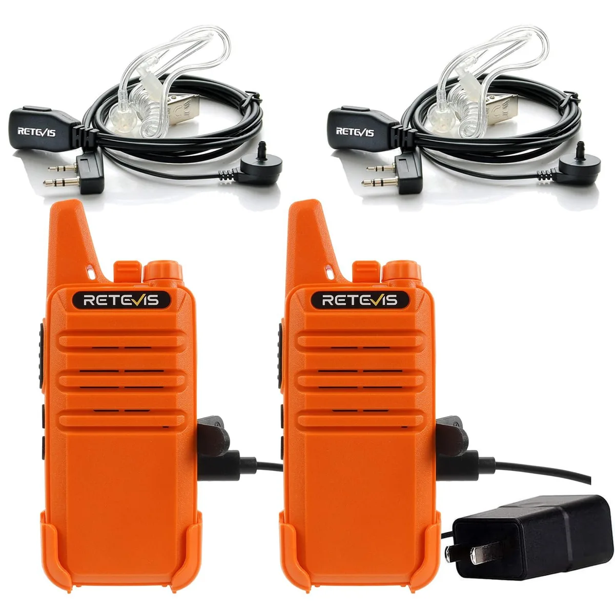 KEHIPI KEHIPI RT22 Two-Way Radio 2 Pack Orange — product photo