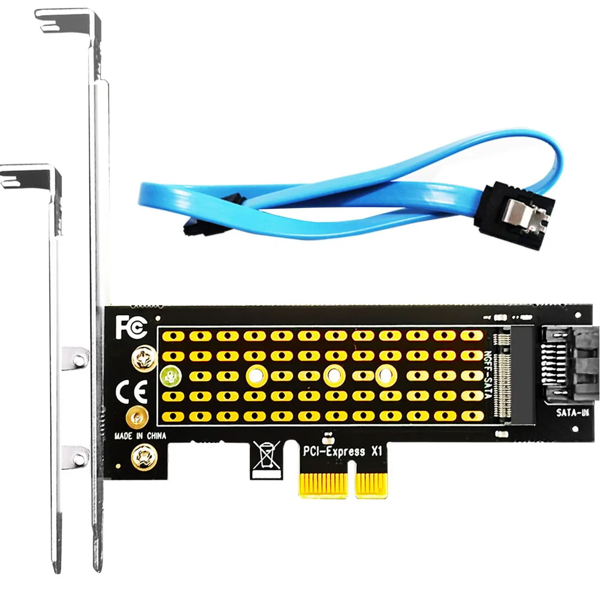 GLOTRENDS GLOTRENDS PA09-SA M.2 SATA Adapter expansion card — product photo