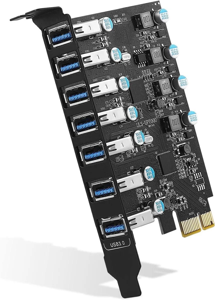 noelspace noelspace PCIe USB 3.0 7-Port Expansion Card — product photo