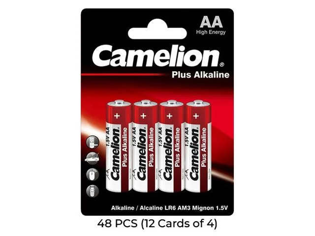 Camelion Camelion LR6 AA Alkaline 1.5 V 48-pack (12×4) — product photo