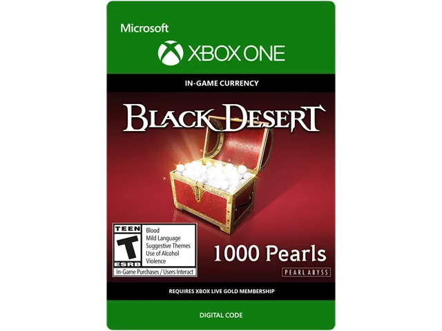 Microsoft Microsoft 6JZ-00008 Black Desert 1000 Pearls downloadable game — product photo