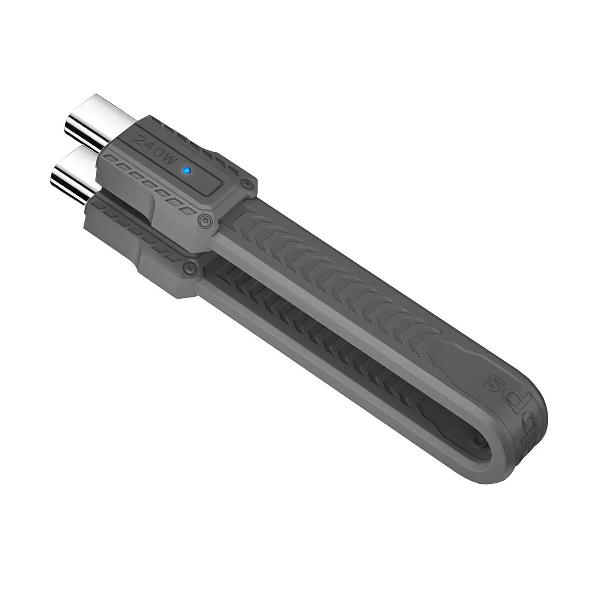 Fervit Fervit USB5.0 80Gbps 240W Flat Slim FPC Cable 13cm Grey — product photo