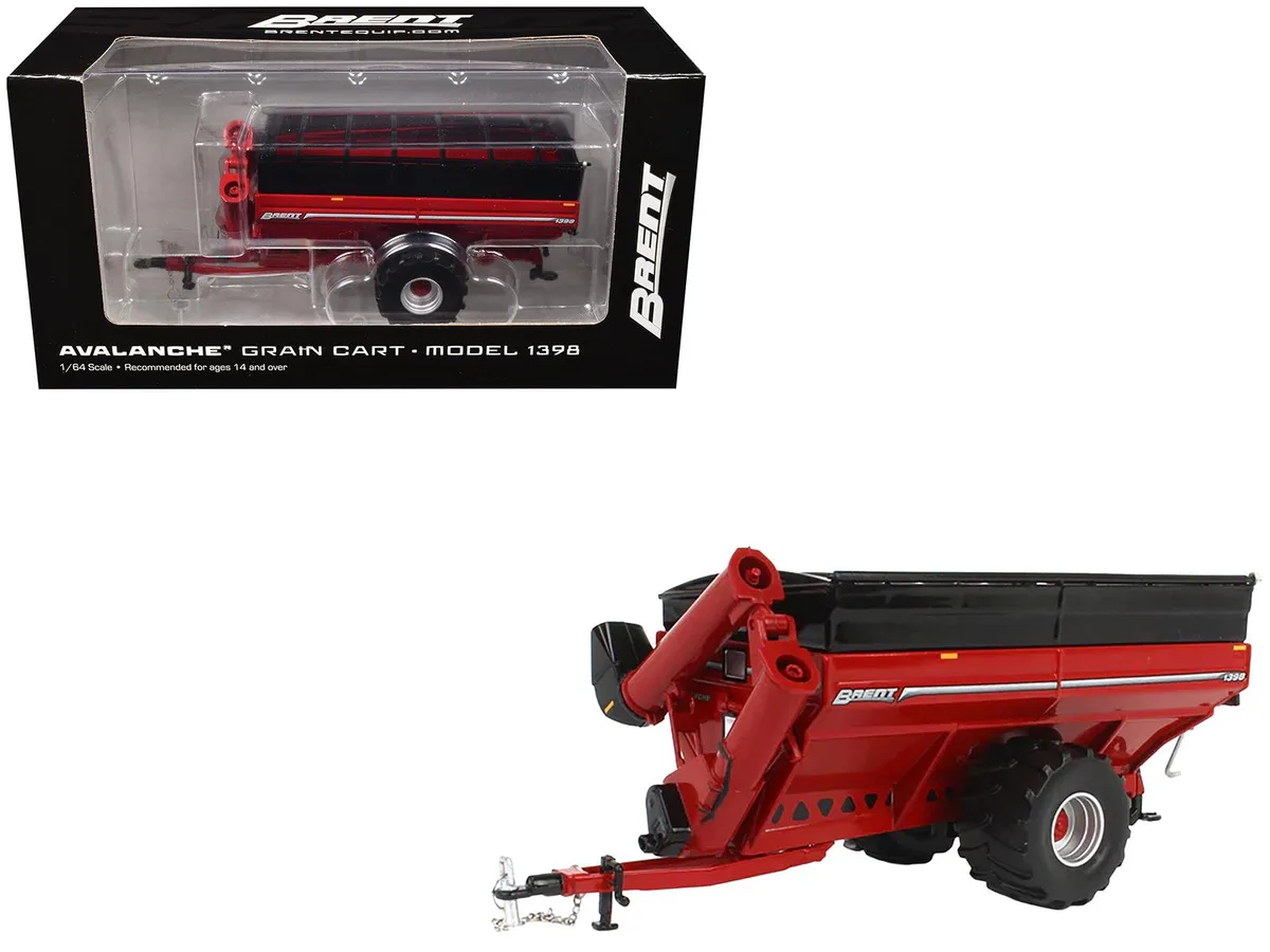 SpecCast Collectibles SpecCast Collectibles Brent 1398 Avalanche Grain Cart Red 1/64 Diecast — product photo