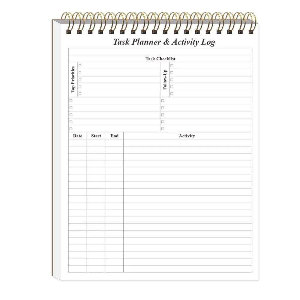  lucilynx 001 A4 Planner 8.5x11 100 Pages Spiral — product photo