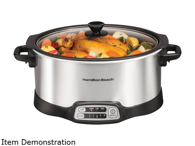 Hamilton Beach Hamilton Beach 33662MN 6 Qt Stovetop Sear &amp; Cook Slow Cooker — product photo