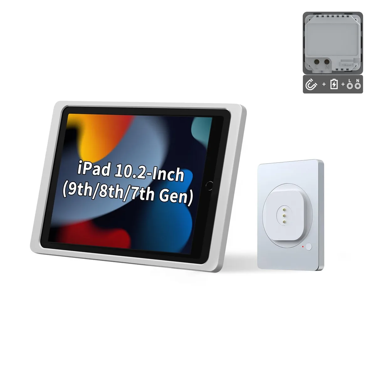 EMONITA EMONITA AC Magnetic Wall Mount Kit 10.2" Silver 18W 360° — product photo